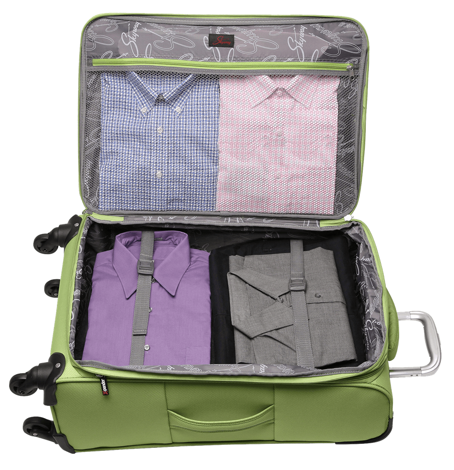 Vali kéo vải Skyway fl-air có thể nới thêm để đựng hành lý.